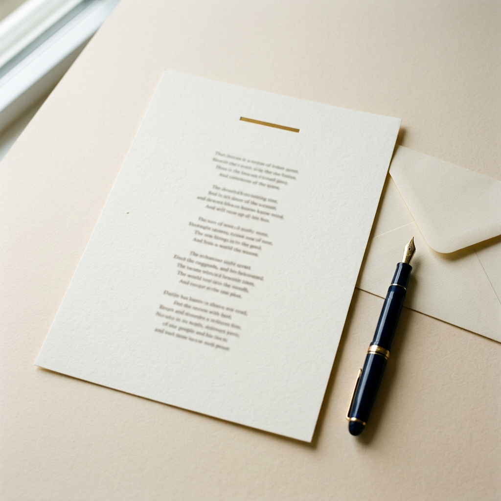 Printable lyrics sheet